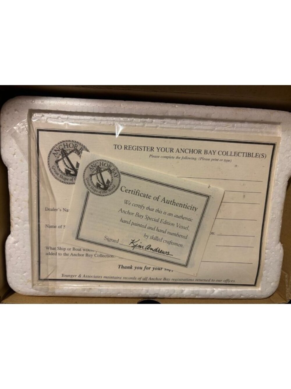 Vintage Anchor Bay Collectible - Picture 6 of 6
